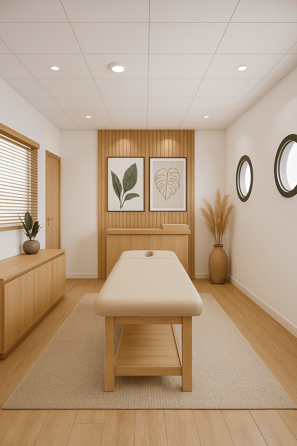 Ambiance cabine de soin à l’institut Éclat Beauté