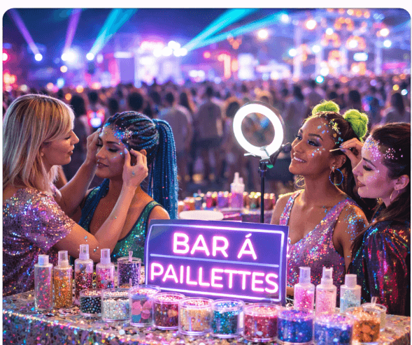 Pack Festival – bar à paillettes